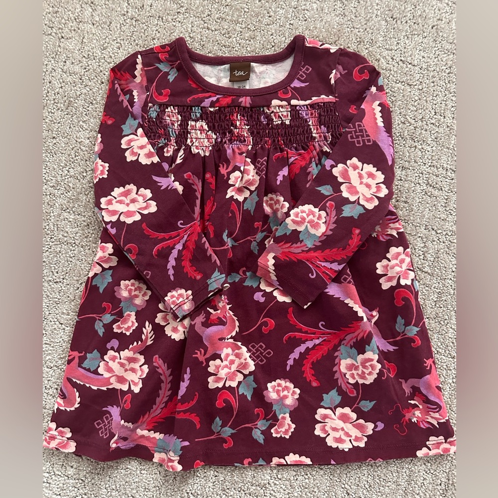 NWOT Tea Collection 18-24M Long Sleeve Dress